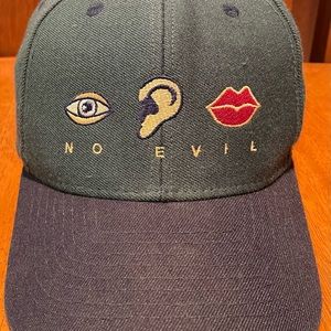 EUC Vintage Hypnotic Hats Snapback - See-Hear-Speak No Evil